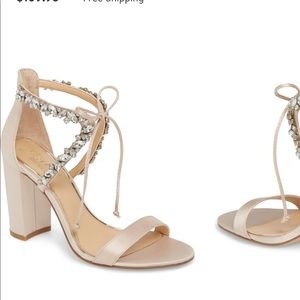 Badgley Mischka Jewel 8.5 Embellished Heels